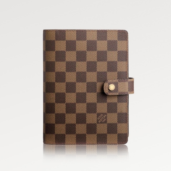 Louis Vuitton Damier Ebene Agenda MM With Booklet - Picture 1 of 16